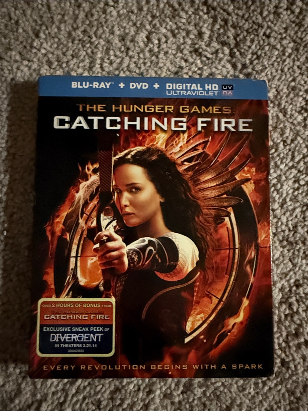 The Hunger Games: Catching Fire - Blu-ray + DVD + Digital HD